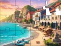 Spēle Jigsaw Puzzle: Seaside Town