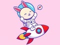 Spēle Coloring Book: Rabbit Astronaut