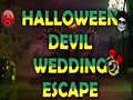 Spēle Halloween Devil Wedding Escape