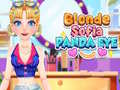 Spēle Blonde Sofia Panda Eyes