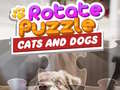 Spēle Rotate Puzzle - Cats and Dogs