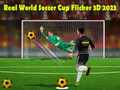 Spēle Real World Soccer Cup Flicker 3D 2023