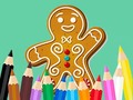 Spēle Coloring Book: Gingerbreads