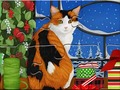 Spēle Jigsaw Puzzle: Christmas Cat