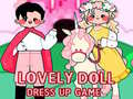 Spēle Lovely Doll Dress Up Game 