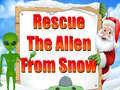 Spēle Rescue The Alien From Snow