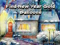 Spēle Find New Year Gold Balloons