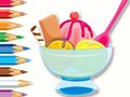 Spēle Coloring Book: Ice Cream Sundae