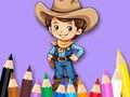 Spēle Coloring Book: Cowboy