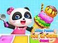 Spēle Little Panda Ice Cream Game