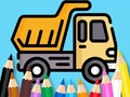 Spēle Coloring Book: Dump-Truck