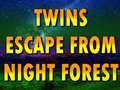 Spēle Twins Escape From Night Forest