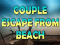 Spēle Couple Escape From Beach