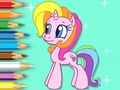 Spēle Coloring Book: Shining Pony