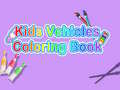 Spēle Kids Vehicles Coloring Book