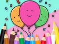 Spēle Coloring Book: Celebrate-Balloons