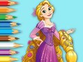 Spēle Coloring Book: Princess Rapunzel