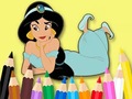 Spēle Coloring Book: Princess Jasmine