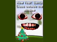 Spēle New Year: Santa Claus outside the window