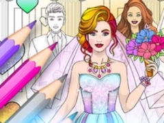 Spēle Wedding Coloring Dress Up Game