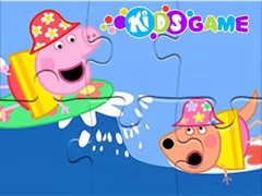 Spēle Jigsaw Puzzle: Peppa Pig Sea Sailing
