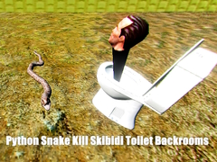 Spēle Python Snake Kill Skibidi Toilet Backrooms