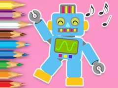 Spēle Coloring Book: Robot Dancing
