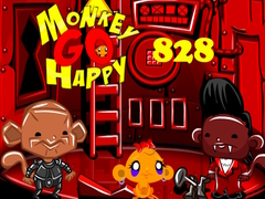 Spēle Monkey Go Happy Stage 828