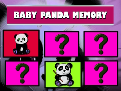 Spēle Baby Panda Memory