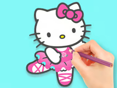 Spēle Coloring Book: Hello Kitty Dancing