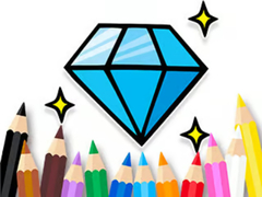 Spēle Coloring Book: Shining-Diamond