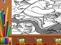 Spēle Kung Fu Panda Coloring Game