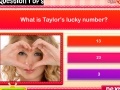 Spēle Quiz - Do you know Taylor Swift?