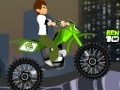 Spēle Ben 10 on a motorcycle