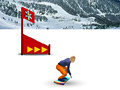 Spēle Snowboard slalom