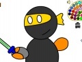 Spēle Mini ninja coloring