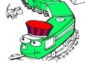 Spēle Train coloring book 2