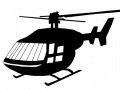 Spēle Easy helicopter coloring