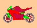 Spēle Metal motorbike coloring