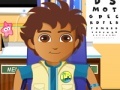 Spēle Dora and Diego at the eye clinic