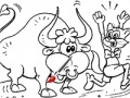 Spēle Coloring: Pick Leopold bull