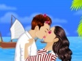 Spēle First Valentine kissing