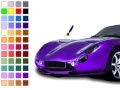 Spēle Fabulous Car coloring