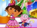 Spēle Cute Dora Hidden Alphabets
