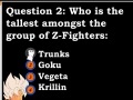 Spēle Dragonball Z: Trivia