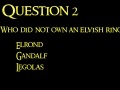 Spēle Lord of The Rings Quiz