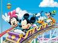 Spēle Mickey in Rollercoaster - Set the blocks