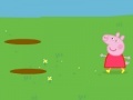 Spēle Little Pig. Jumping in puddles