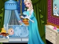 Spēle Elsa care baby