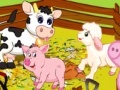 Spēle Little Pig feed the animals